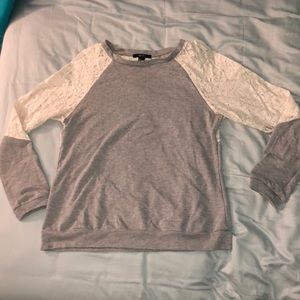 Lace Sweatshirt